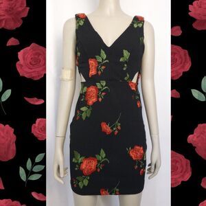 Emerald Sundae Embroidered Rose Floral Dress